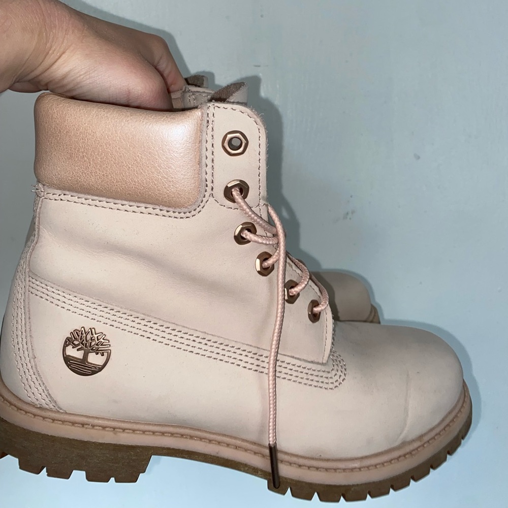 Pink Timberlands